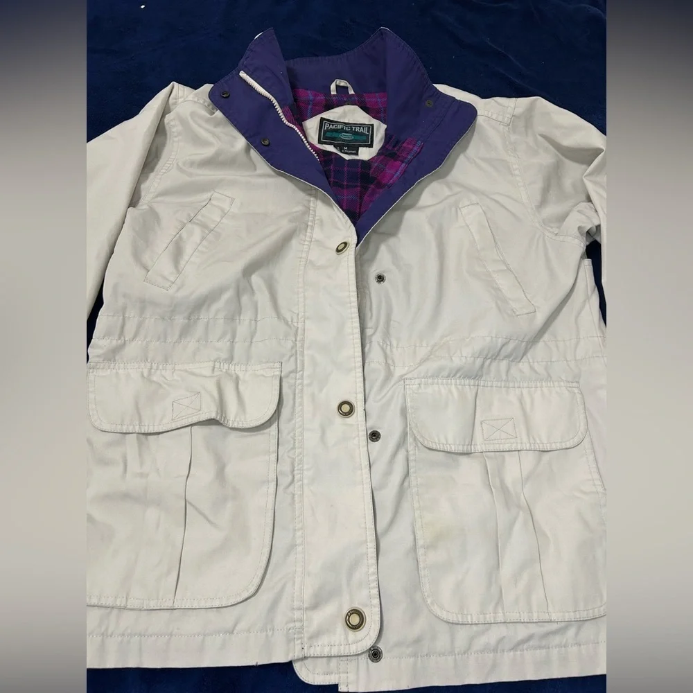 Pacific Trail Y2K Purple and Cream Jacket
